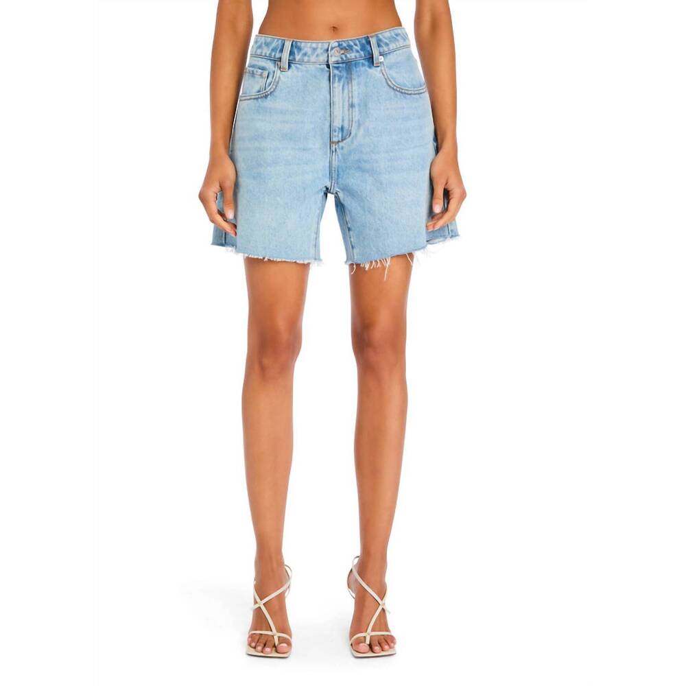 SER.O.YA Light Blue Denim Jean Shorts